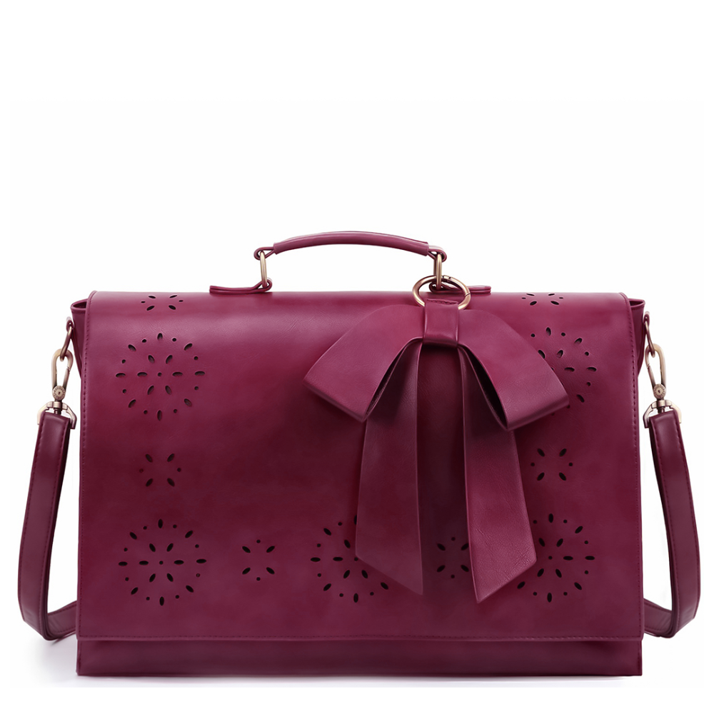 Women's Bow Satchel Handbag with Floral Detail | Bernadette