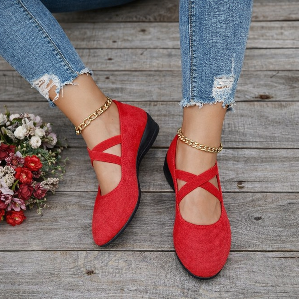 Women’s Closed Wedge Slip-On Shoes - Klyne Studios