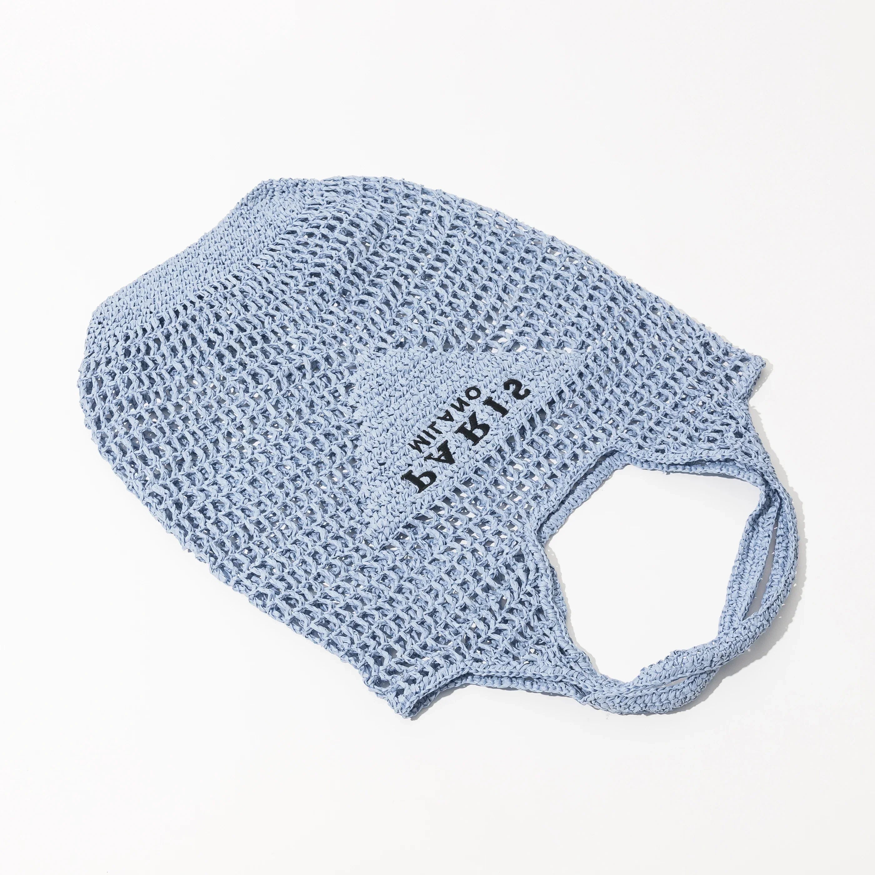 Handwoven Crochet Straw Tote Bag | Beatrice