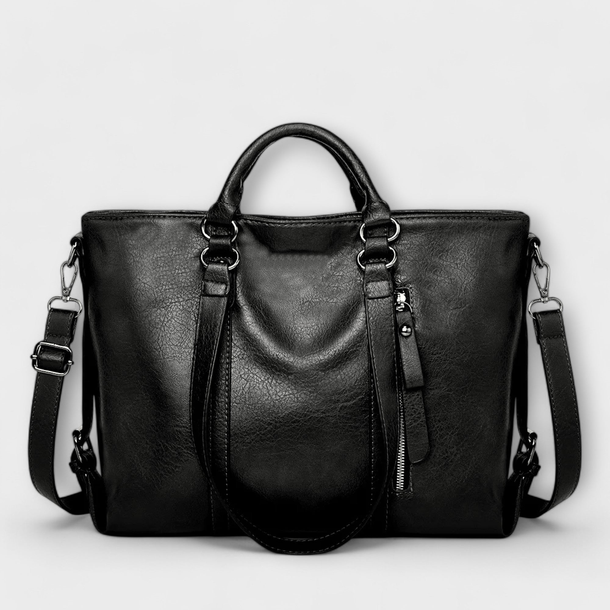 Oversized Leather Tote Bag for Women | Zephyra