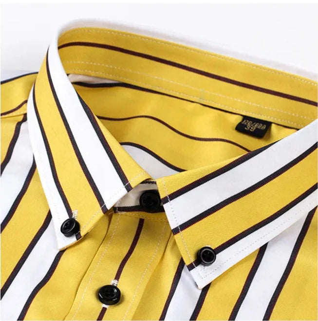Klyne - Casual Striped Men's Shirt
