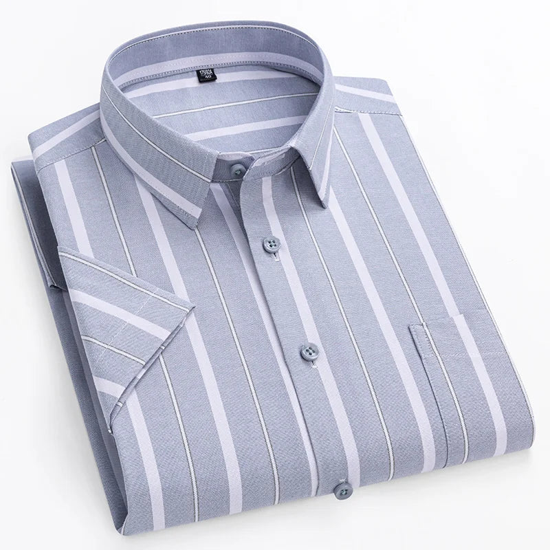 Klyne - Short-Sleeved Cotton Shirt