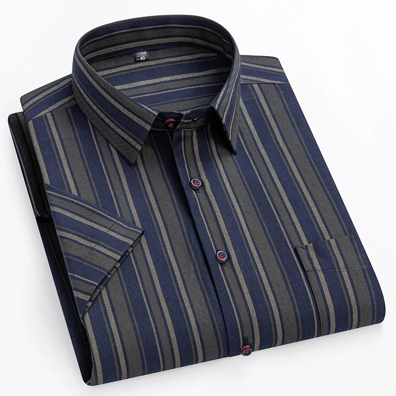 Klyne - Short-Sleeved Cotton Shirt