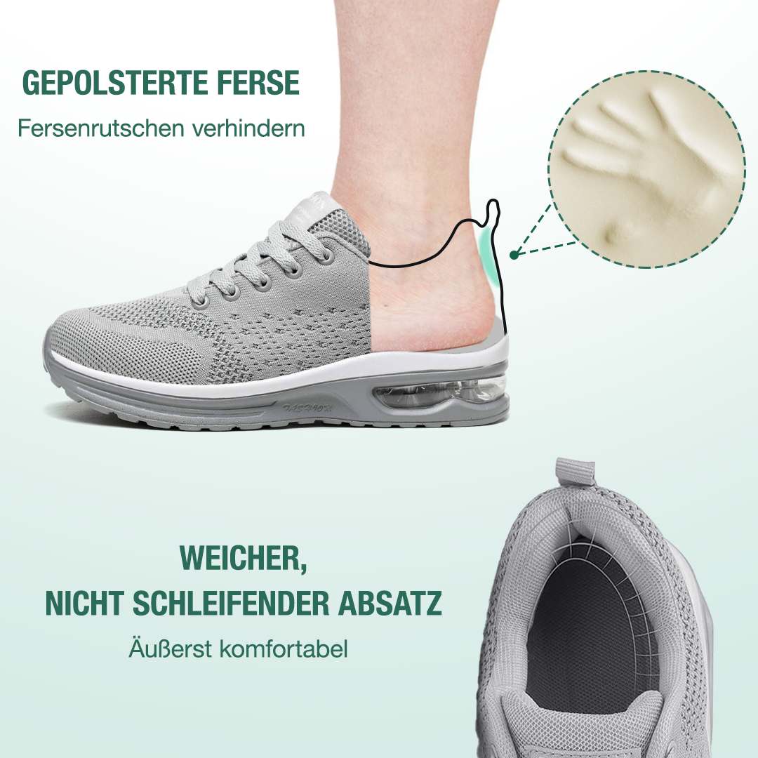 Women's All-Gray Orthopedic Comfort Shoes - SanoWalk