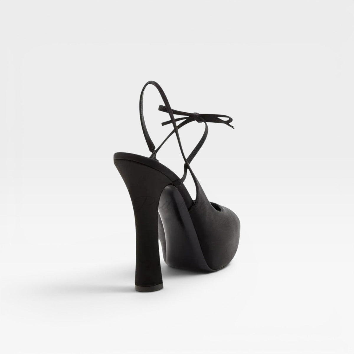 Women's Sculpted Heel Pumps with Bow – Ankle Strap Party Shoes | Fordham