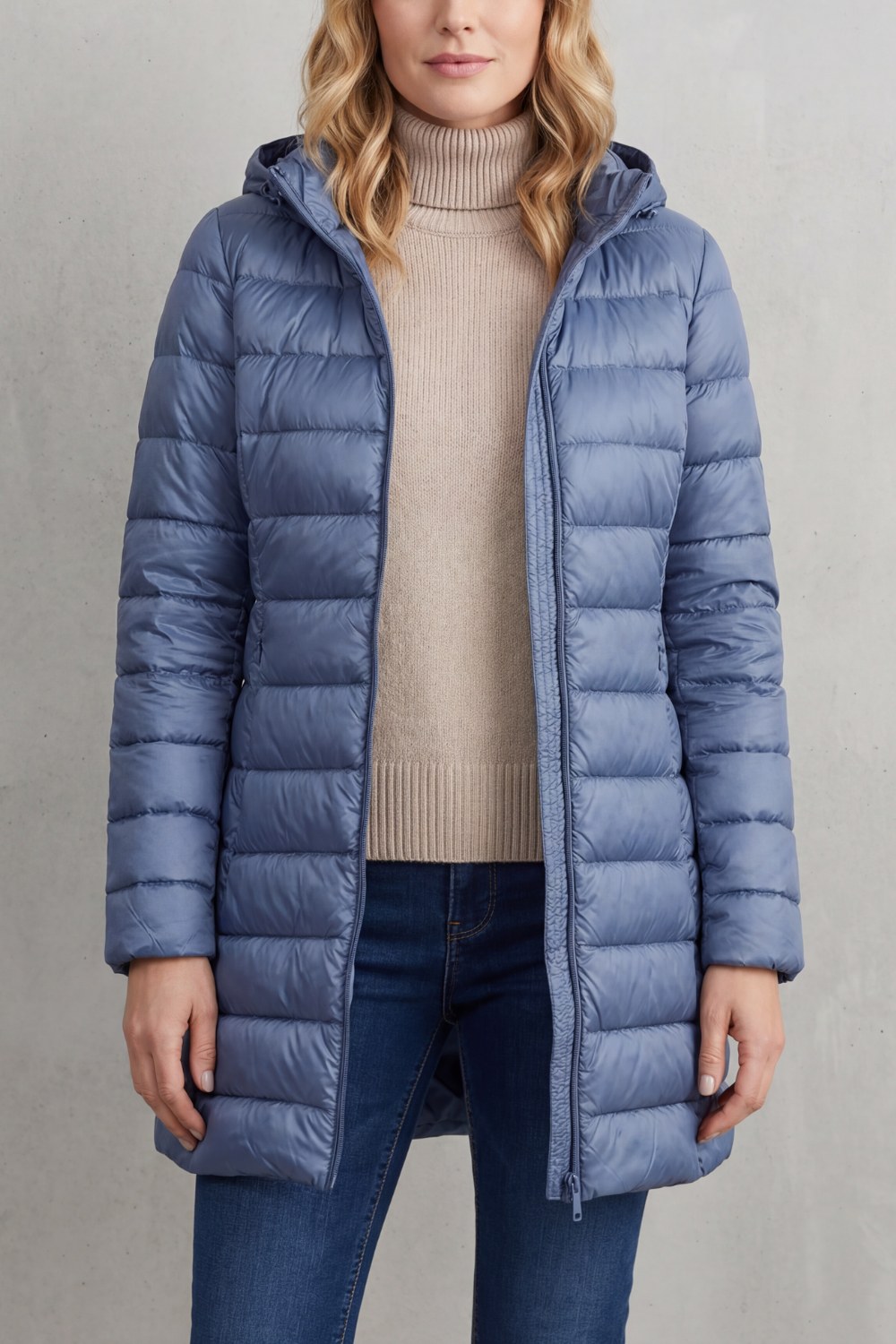 Women's Ultra-Lightweight Hooded Down Jacket for Cozy Warmth - Serelune
