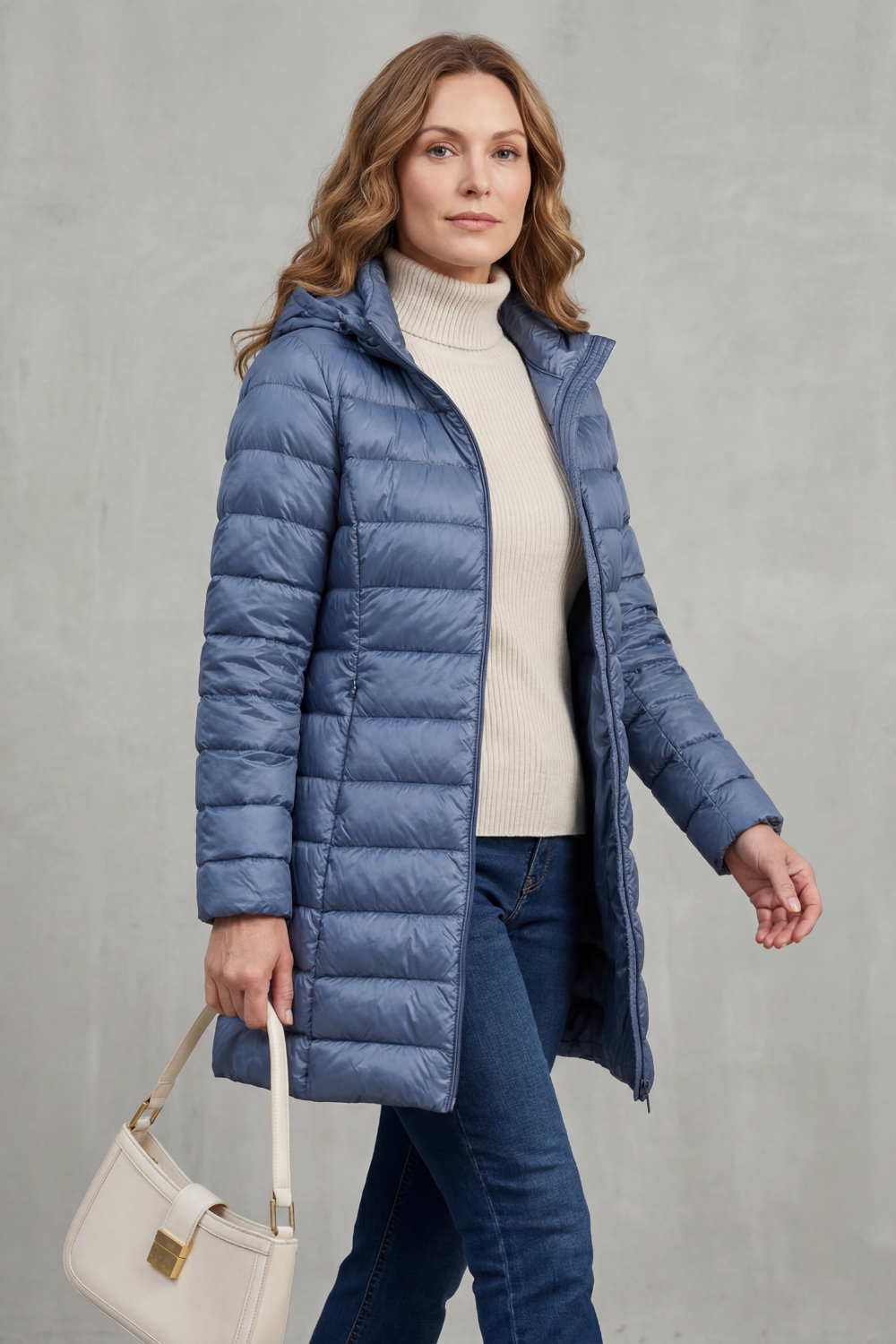 Women's Ultra-Lightweight Hooded Down Jacket for Cozy Warmth - Serelune