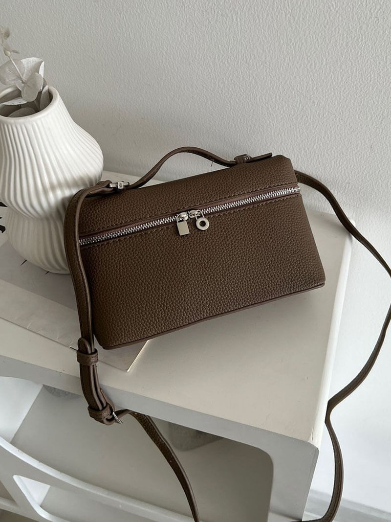 Women's Leather Top Handle Crossbody Bag with Adjustable Strap | Charlotte