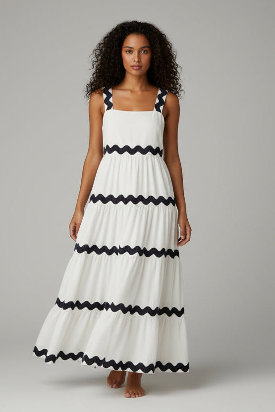 Women’s Tiered Spaghetti Strap Summer Dress - Klyne Studios