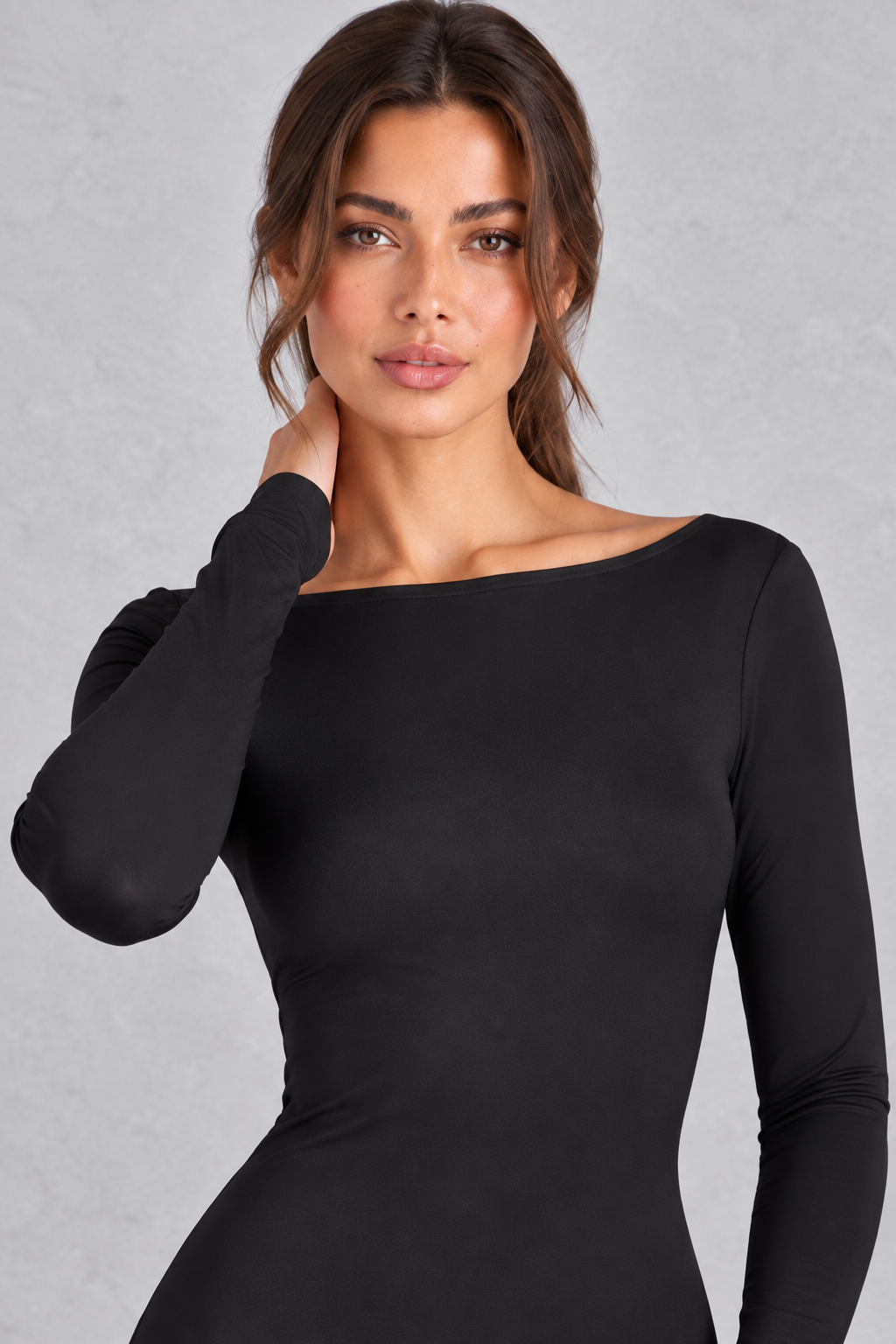 Women's Backless Ruched Bodycon Maxi Formal Dress - Evening Gown