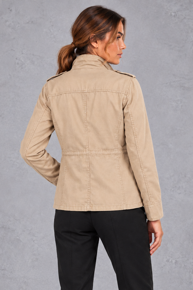Women's Utility Jacket – Beige