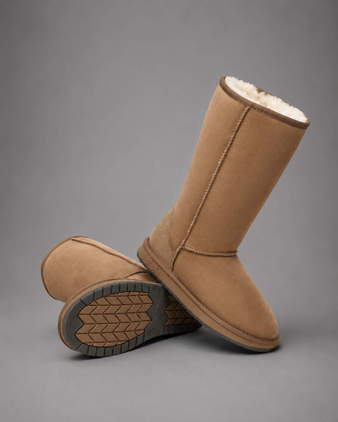Women’s bow detail mid-calf snow boots with a soft faux fur upper, warm fleece lining, round toe, slip-on design, and flexible rubber sole.