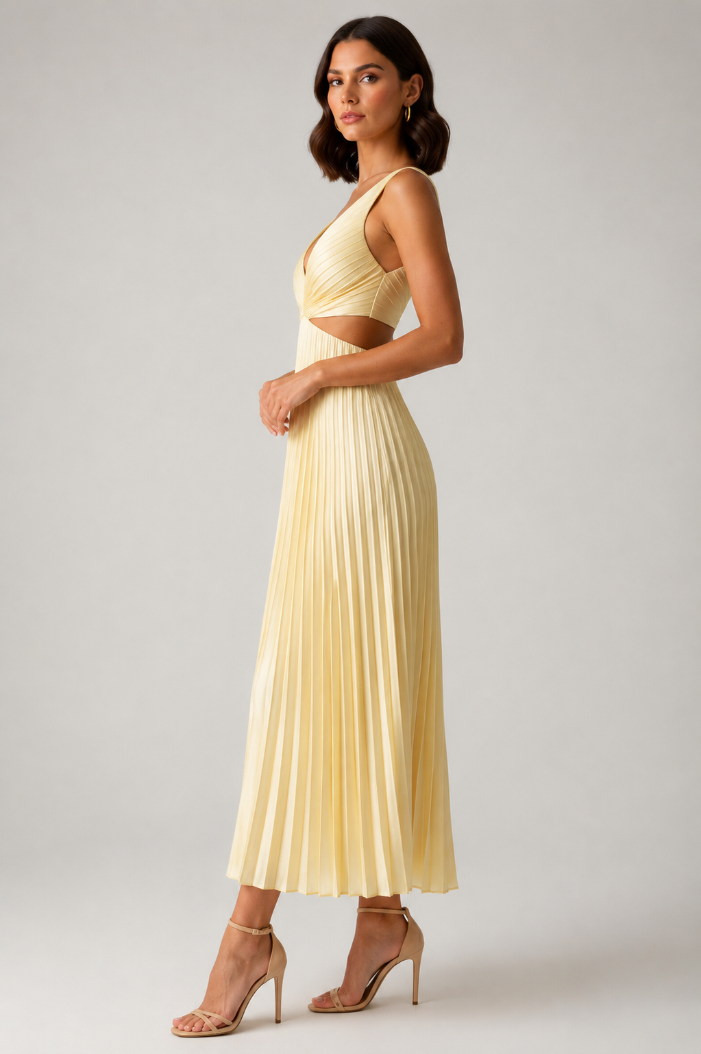Elevate your style with this women’s pleated midi cocktail dress featuring a flowing silhouette, lightweight breathable fabric, and comfortable true-to-size fit. Perfect for parties, special events, and everyday elegance.