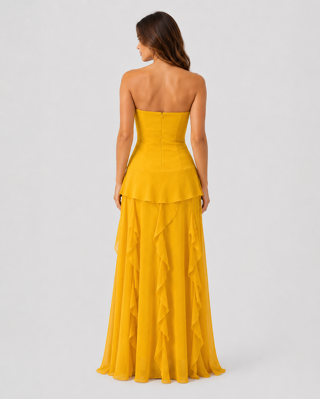 Women’s ruffle flowy casual maxi dress with a lightweight, breathable design and relaxed silhouette. Features soft ruffle detailing, a full-length flowing skirt, and an easy everyday fit ideal for warm-weather outings, vacations, and casual occasions.