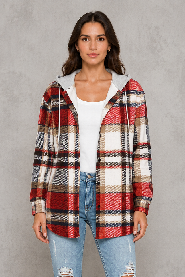 Women’s soft lightweight jacket with a clean minimalist silhouette, regular fit, soft-touch fabric, and comfortable design for easy transitional layering.