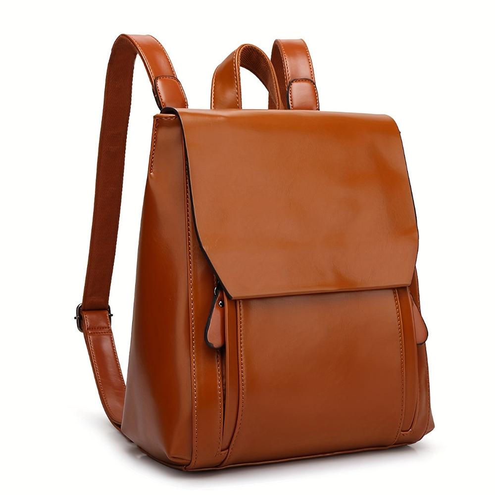 Quilted Leather Backpack Handbag – Vintage Style | Hannelore