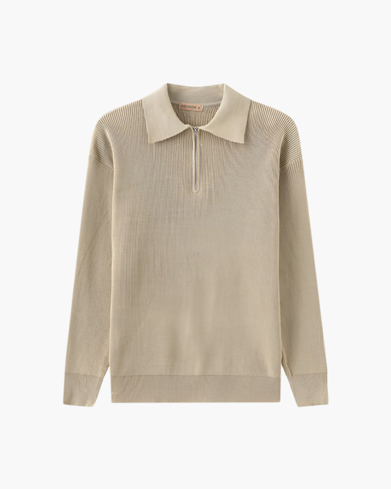 Zip Sweater Nude