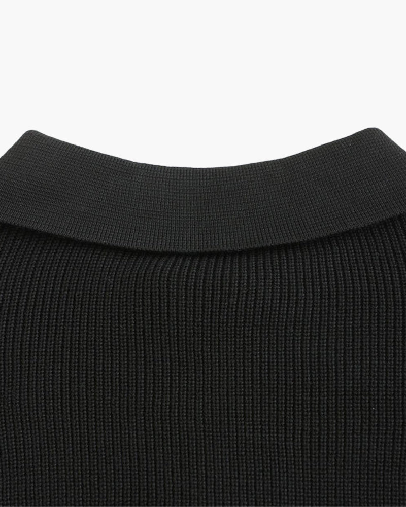 Zip Sweater Dark Gray