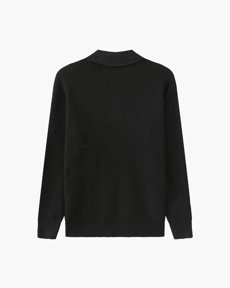 Zip Sweater Dark Gray