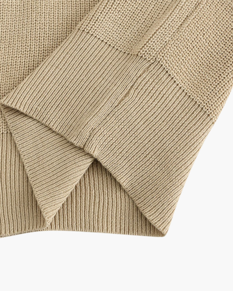 Zip Sweater Nude