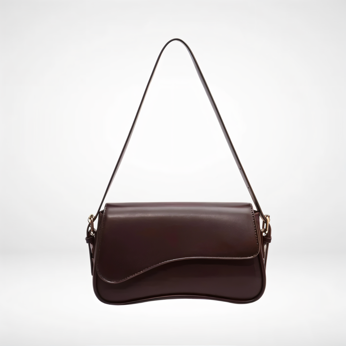 Women's Elegant Leather Shoulder Bag with Adjustable Strap | Chloe
