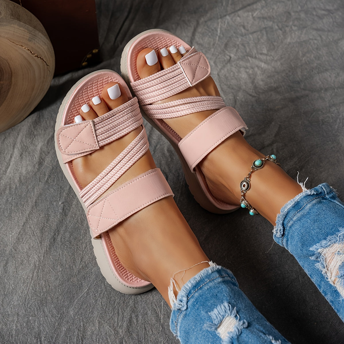 Women's Sporty Platform Comfort Sandals - Cleo