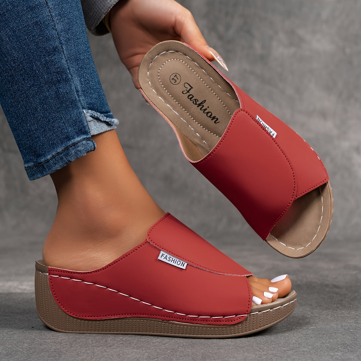 Women's Arch-Support Comfort Slide Sandals - Indy