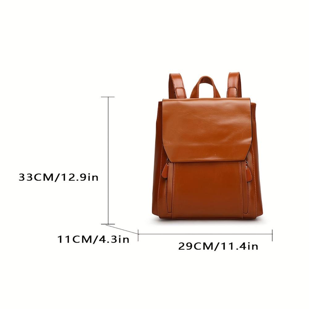Quilted Leather Backpack Handbag – Vintage Style | Hannelore
