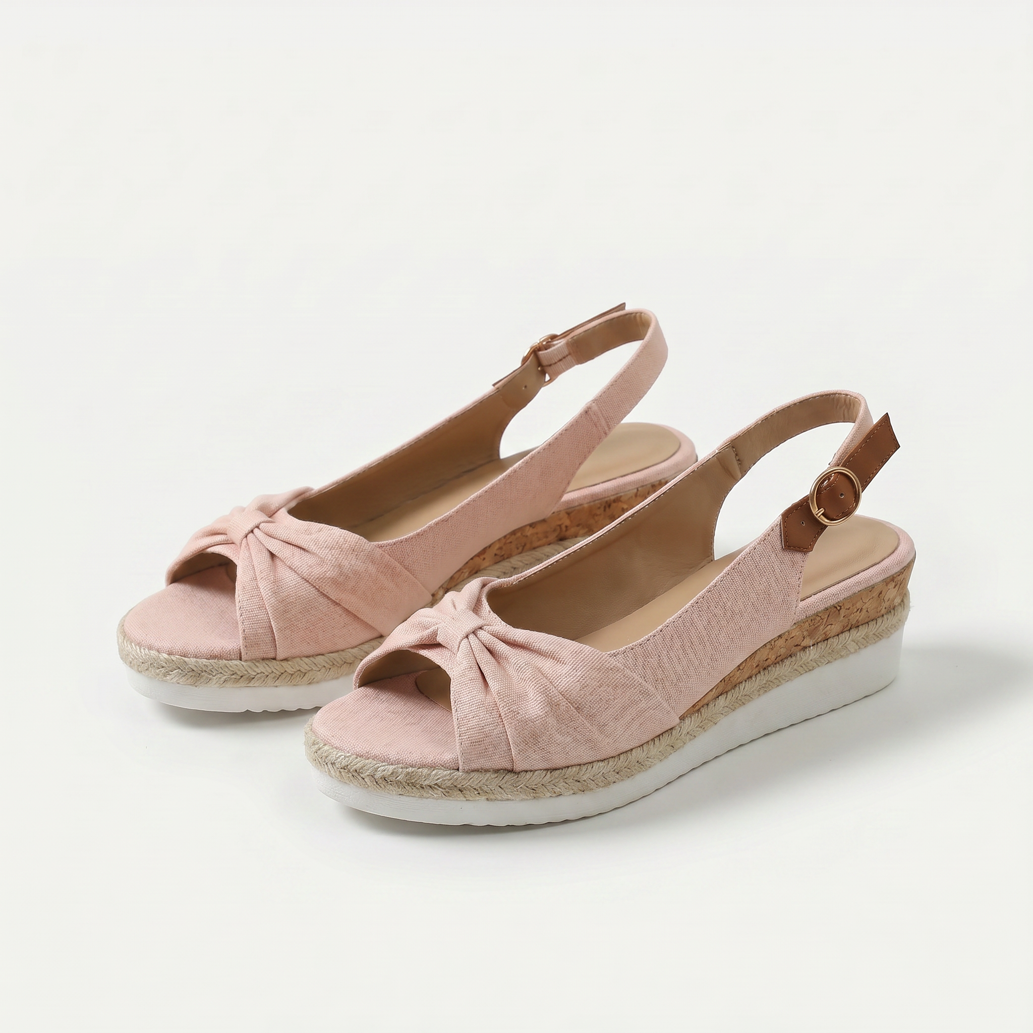 Women's Cozy Peep-Toe Sandals - Candy