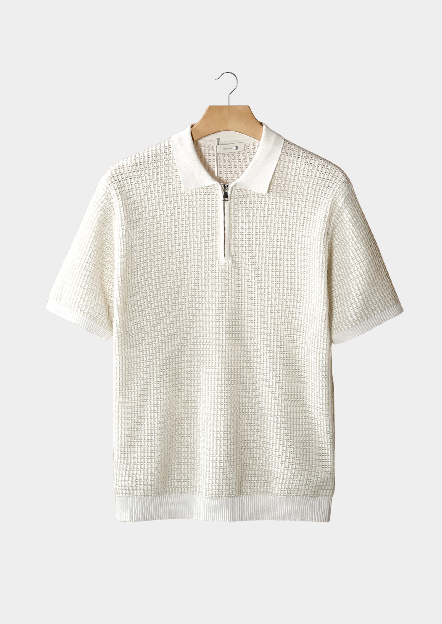 Klyne Textured Zipper Polo