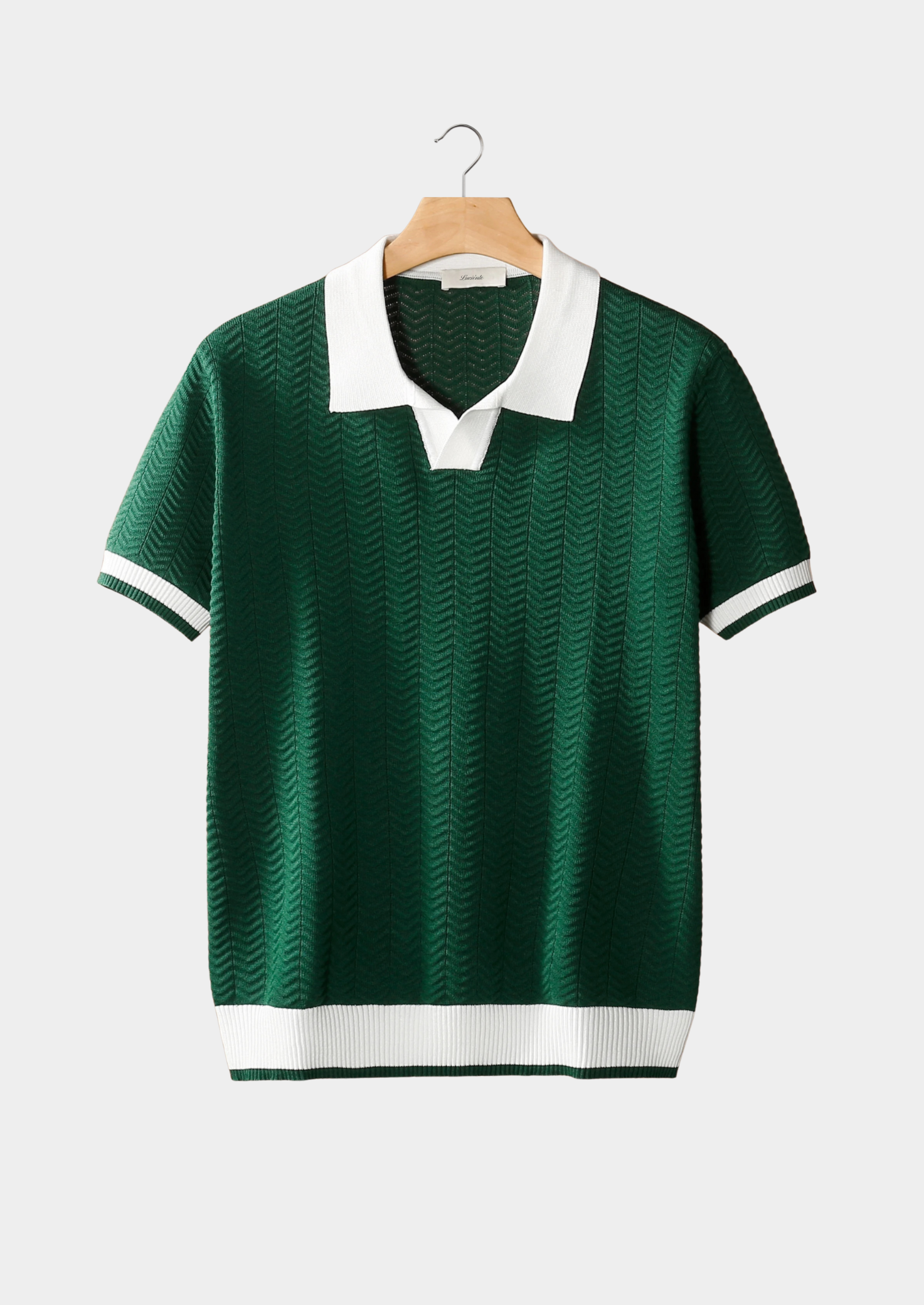Klyne Contrast Textured Polo
