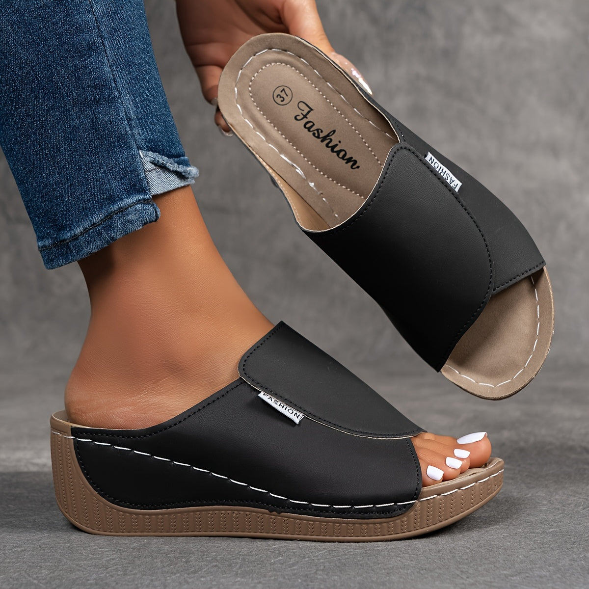 Women's Arch-Support Comfort Slide Sandals - Indy