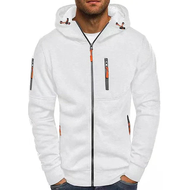 Clark - zip-up hooded cardigan