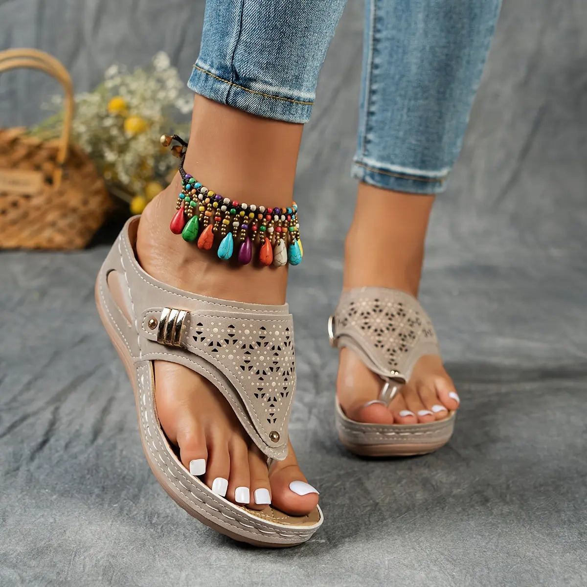 Women's Wedge Sandals - Élodie