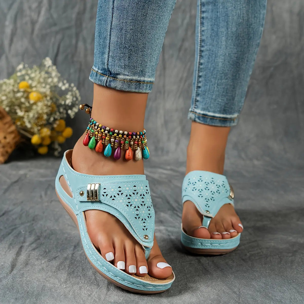 Women's Wedge Sandals - Élodie