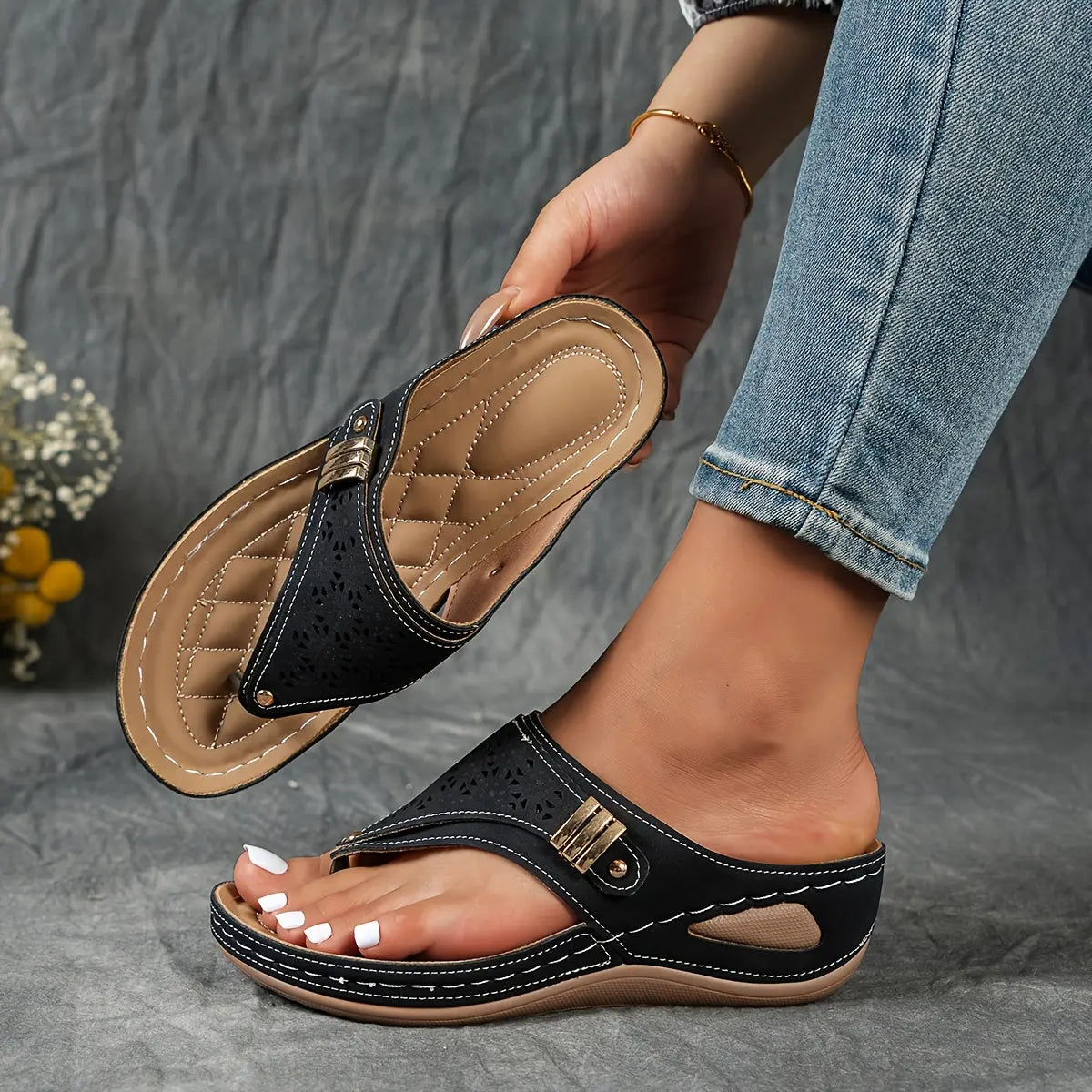 Women's Wedge Sandals - Élodie