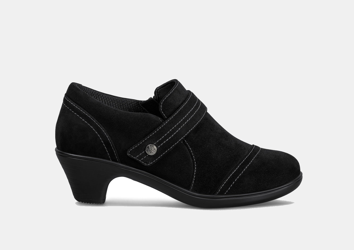 Women's Water-Repellent Leather Heels - Eva