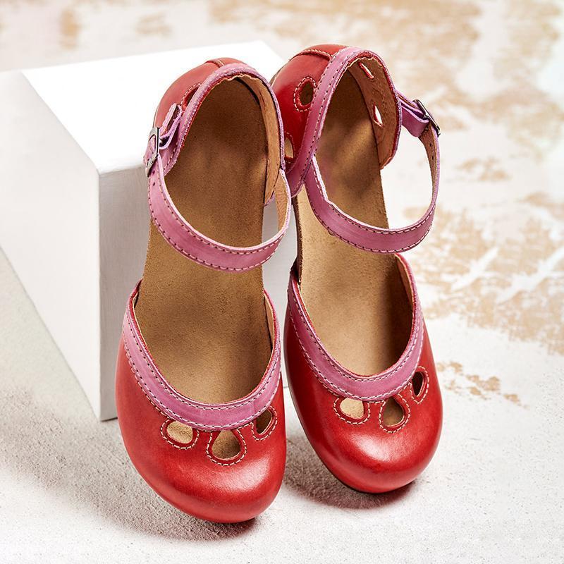 Women's Cozy Low-Heel Comfort Sandals - Laisy