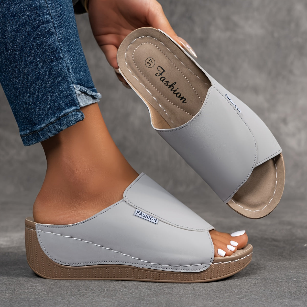 Women's Arch-Support Comfort Slide Sandals - Indy