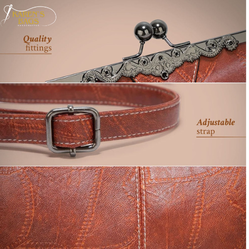 Women's Genuine Leather Vintage Handbag | Elisabeth