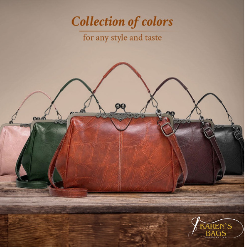 Women's Genuine Leather Vintage Handbag | Elisabeth