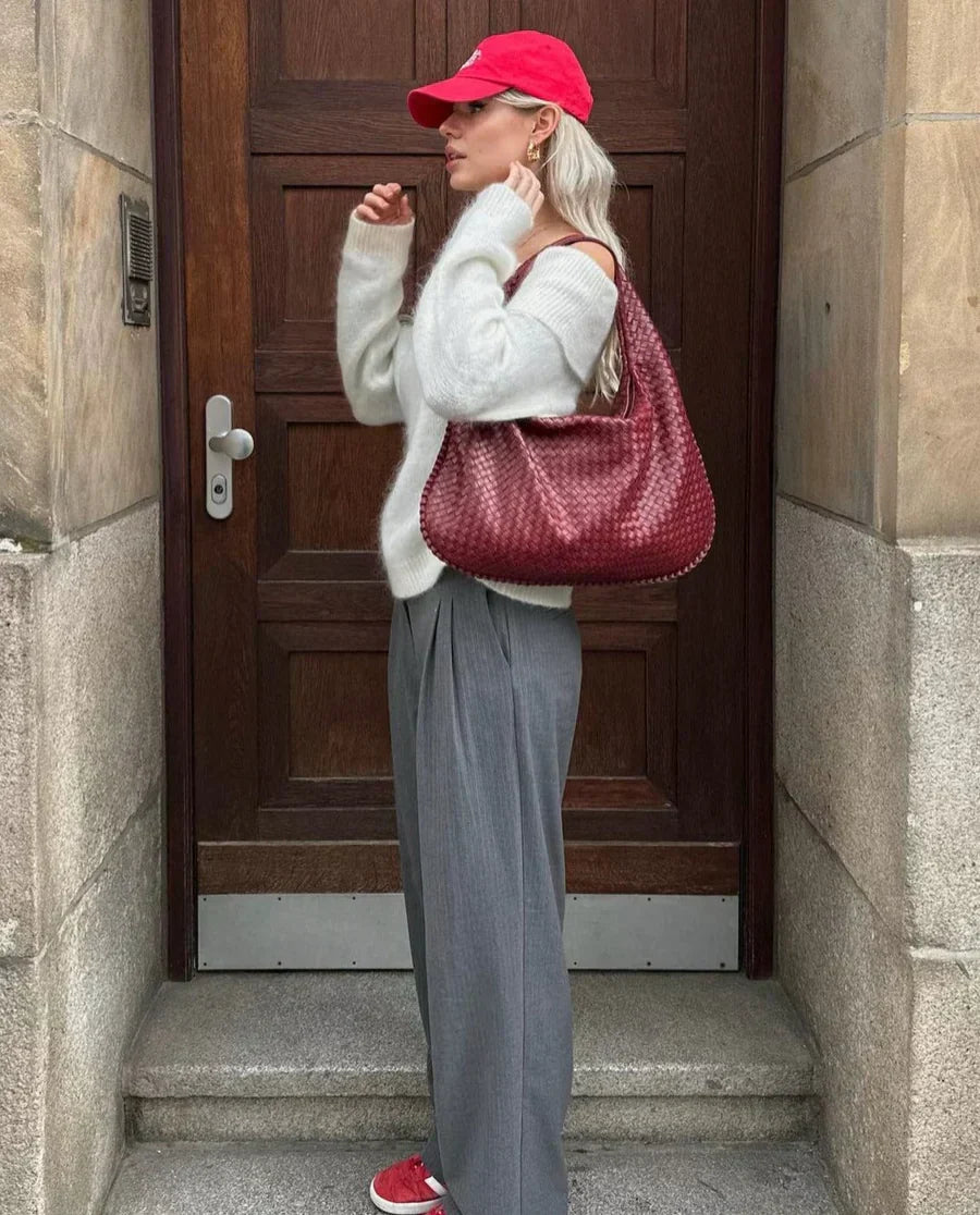 Textured Handbag | Amalia