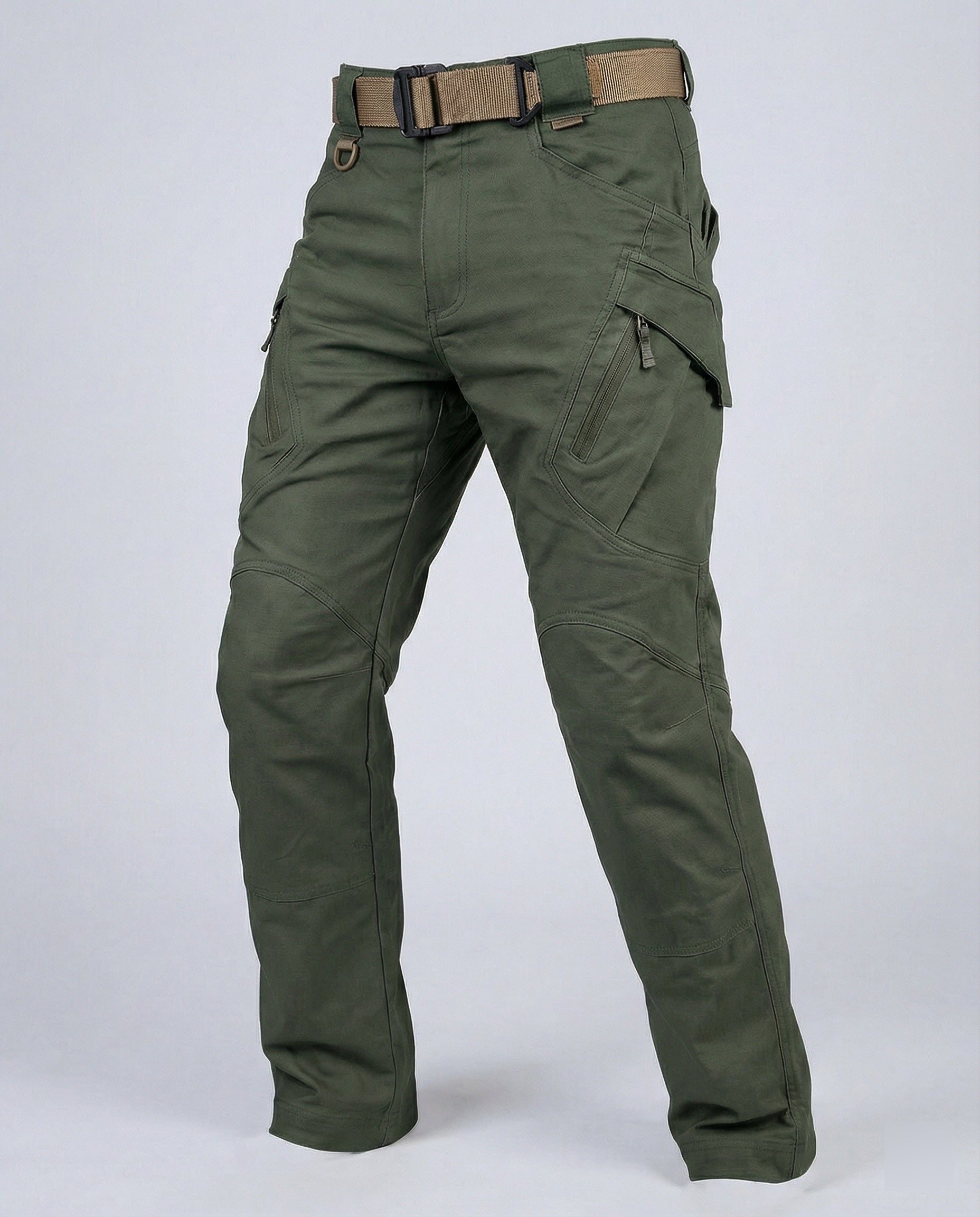 Men's outdoor pants with breathable, flexible, weather-resistant fabric