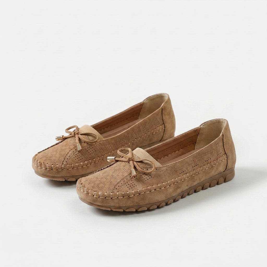 Women's Bow Detail Comfort Loafers - Sabine