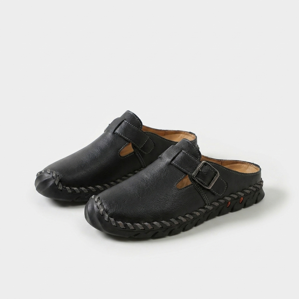 Women's Cozy Buckle Slide Sandals - Marly