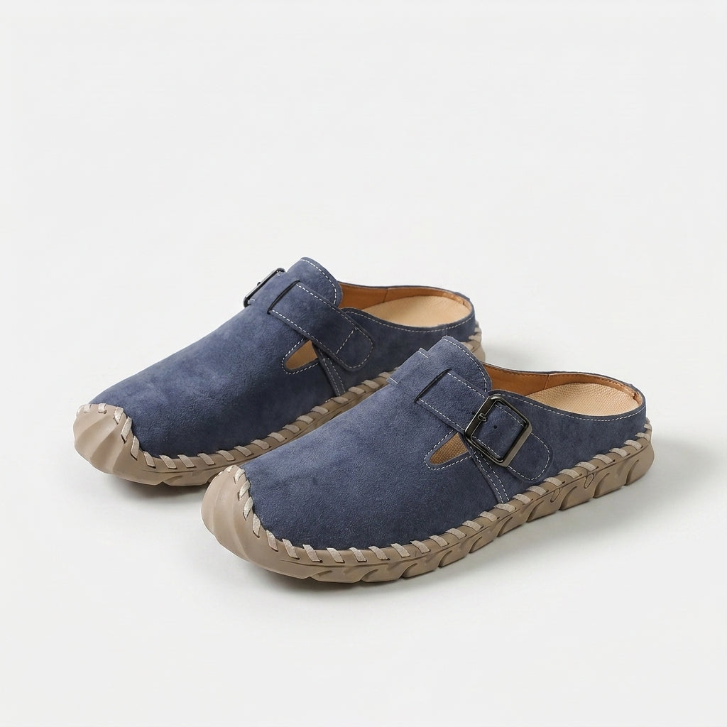 Women's Cozy Buckle Slide Sandals - Marly