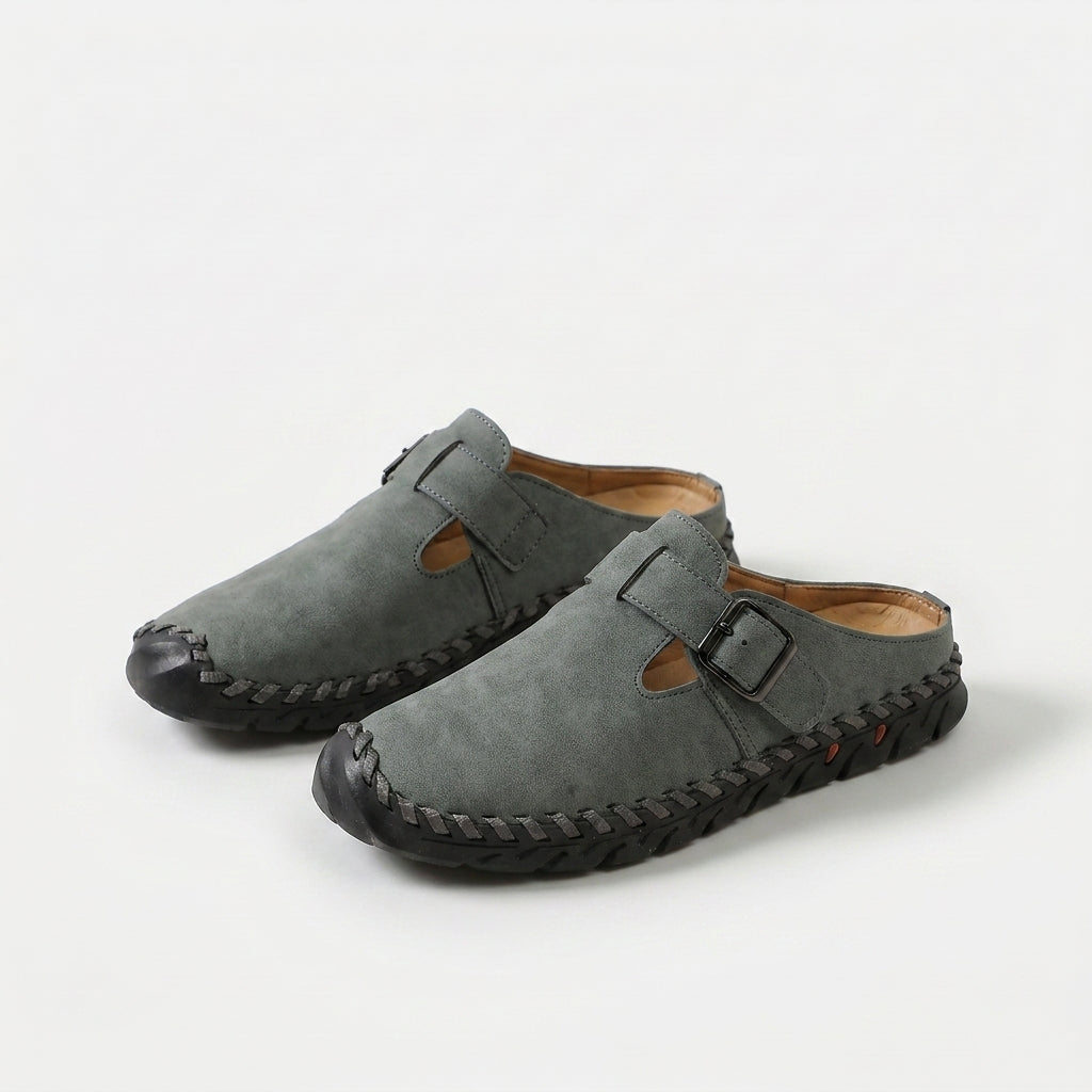 Women's Cozy Buckle Slide Sandals - Marly