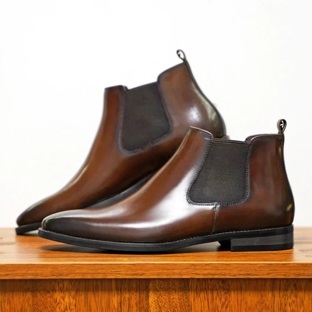 Percival Leather Chelsea Boots