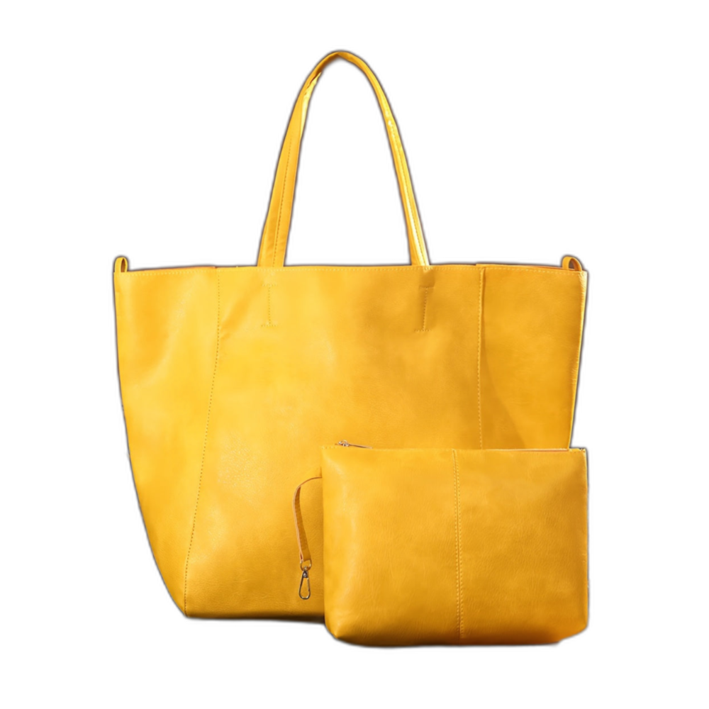 Oversized Vegan Leather Tote Bag | Dagmar