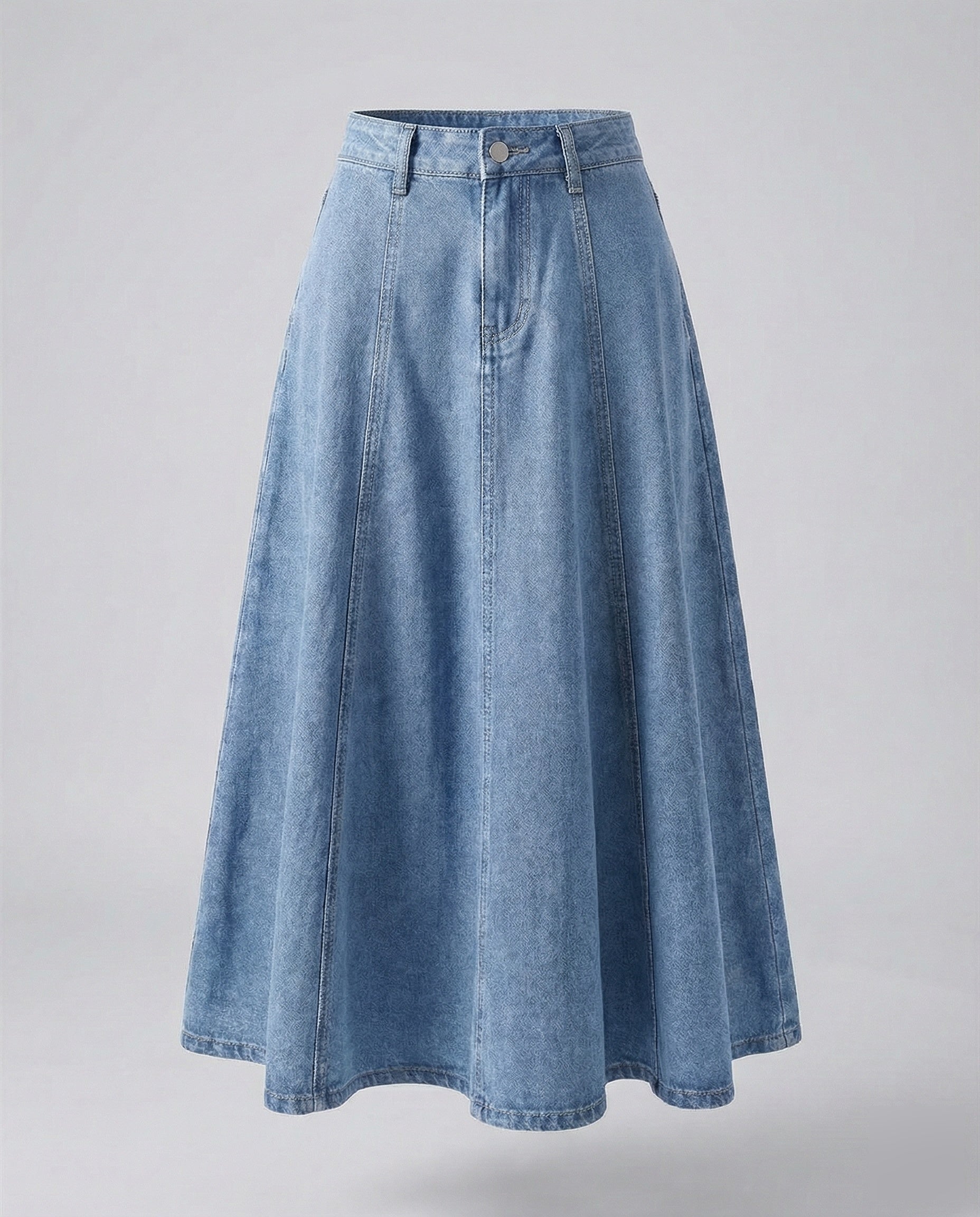 womens-a-line-denim-panel-skirt-cotton-blend